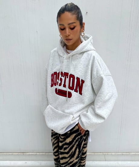 hoodie「BOSTON uni」#6810511（裏起毛）
