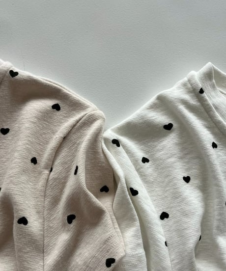 henryneck tee「heart dot」#2655065