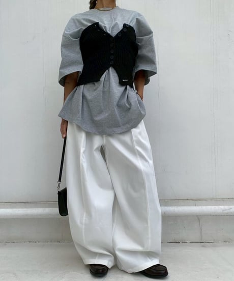 knit bare top「buttons」#6155358