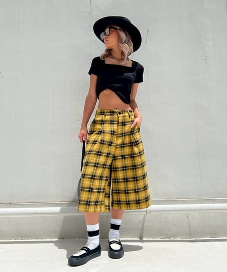【¥6,800→¥4,800】oversized shorts 「baggy checkers」#3126