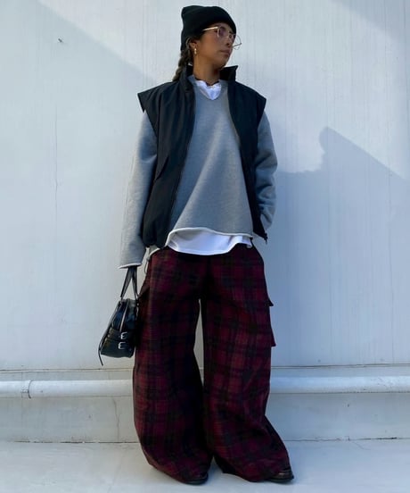 padded vest「high neck」#1812510