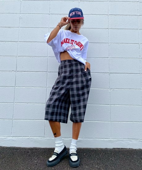 【¥6,800→¥4,800】oversized shorts 「baggy checkers」#3126