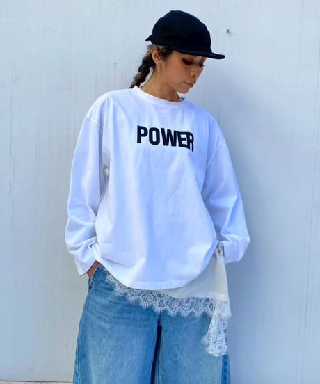 【¥6,600→¥6,000】longT「power」#86122601