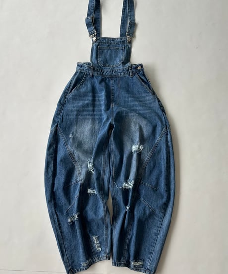 denim salopette「clash」#563063