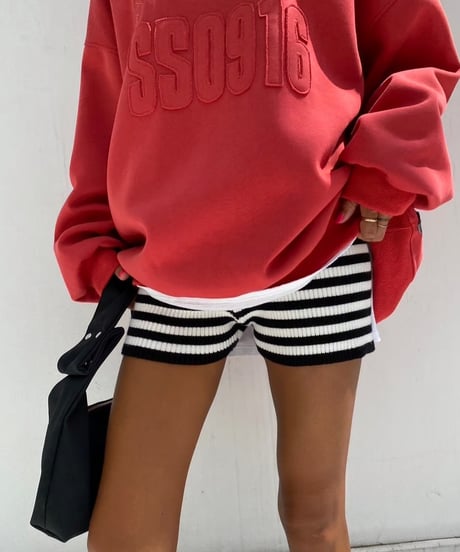 knit short pt「border」#7395