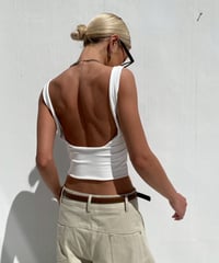 back open tank「U」#037