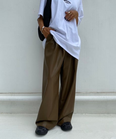 eco leather pt「tuck」#10003