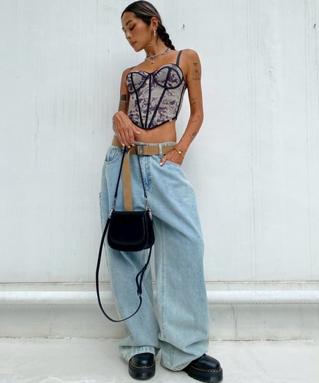 2way round bag 「vivid」#5528