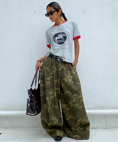 baggy pt「camo barrel」#591511（ベルト付き）