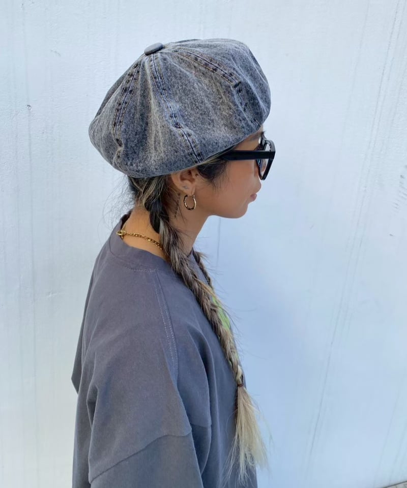 帽子 TENDERLOIN denim beret denim beret「wash」#2601-1/3 | tablethotel-sūdo
