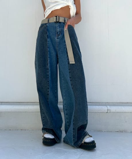 wide denim pt「docking」 #3621