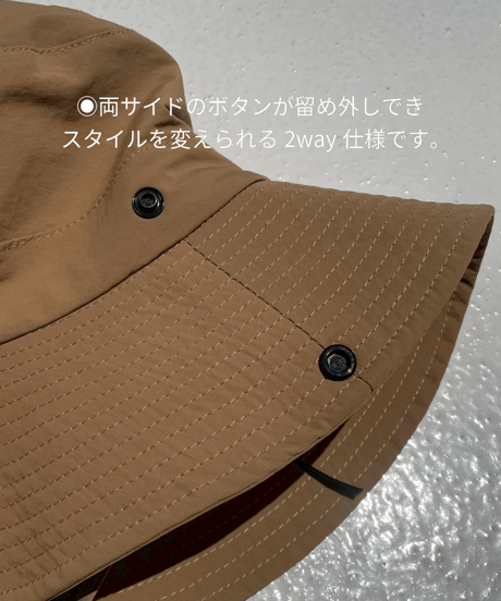 2way bucket hat「ripple」#2505-6/9