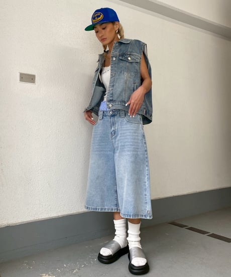 denim vest「classic」#360