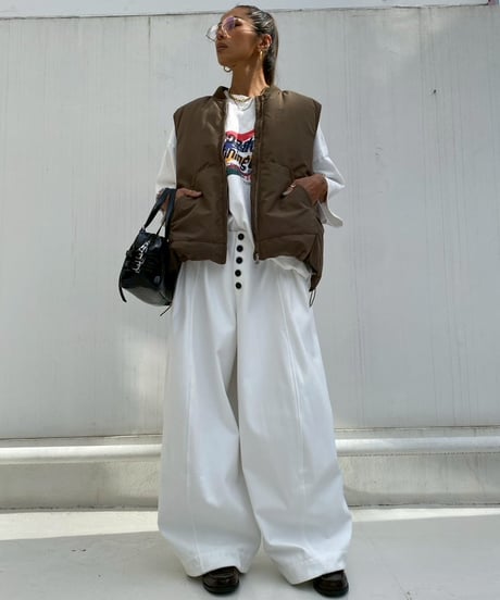 冬物非公開padded vest「puff」#6712510