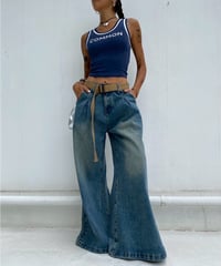 wide denim「super flare」#242508