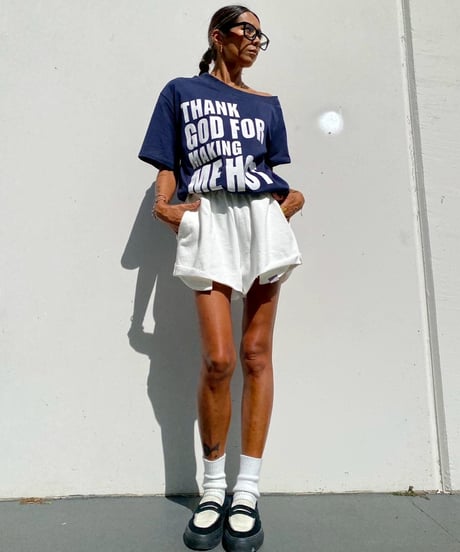 logo tee「oneshoul」#25465