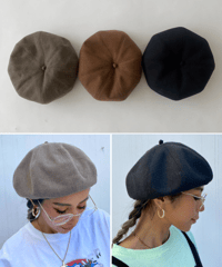 beret「round」#2511-1/5