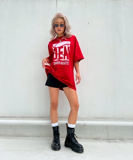 wide tee「DEN」#8386