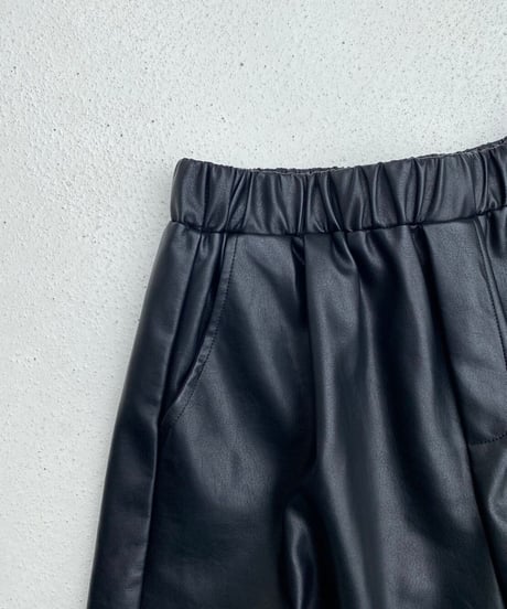 vegan leather half pt「straight wide」#31615
