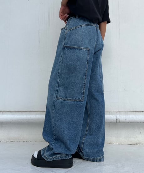 denim tapered pt「pocket」#68053