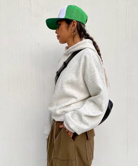 cropped hoodie「basic mood」#3935512（裏起毛）