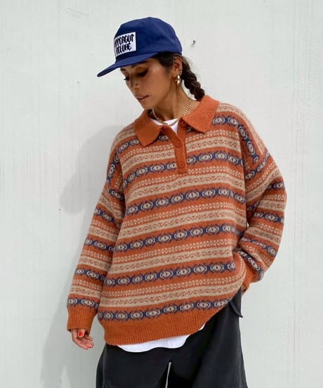 pattern knit「collar」#5066159