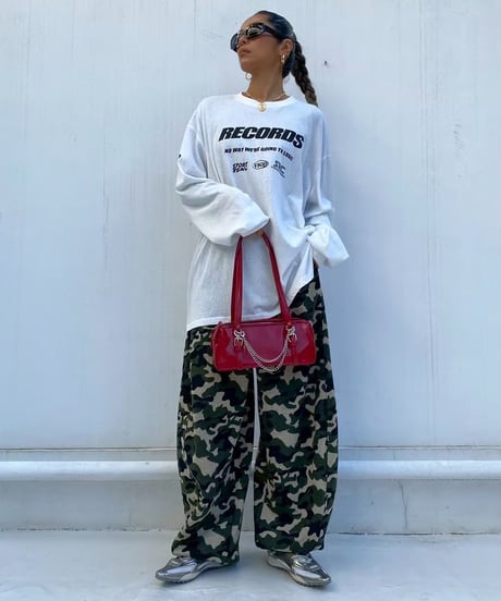2way barrel pt「camo sweat」#10511（裏起毛）