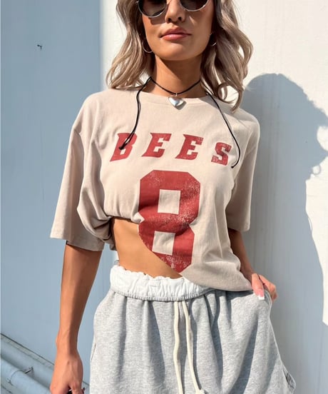 washed T「8」#200858