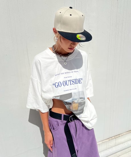 snap back cap「flat」#0605