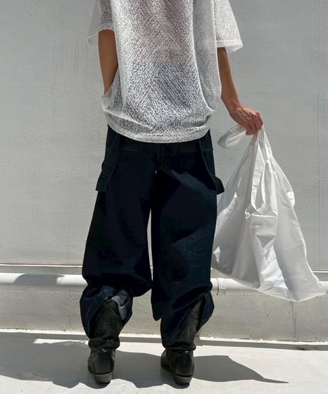 2way denim salopette 「thick」#87711