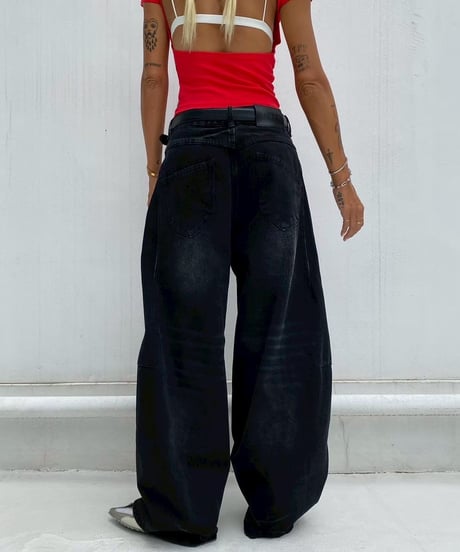 denim pt「balloon barrel」#25046