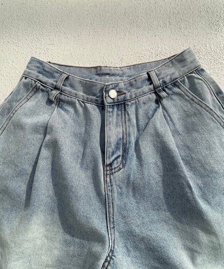denim short pt 「Baggy」#122
