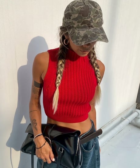 knit tank「shrink」#2576858