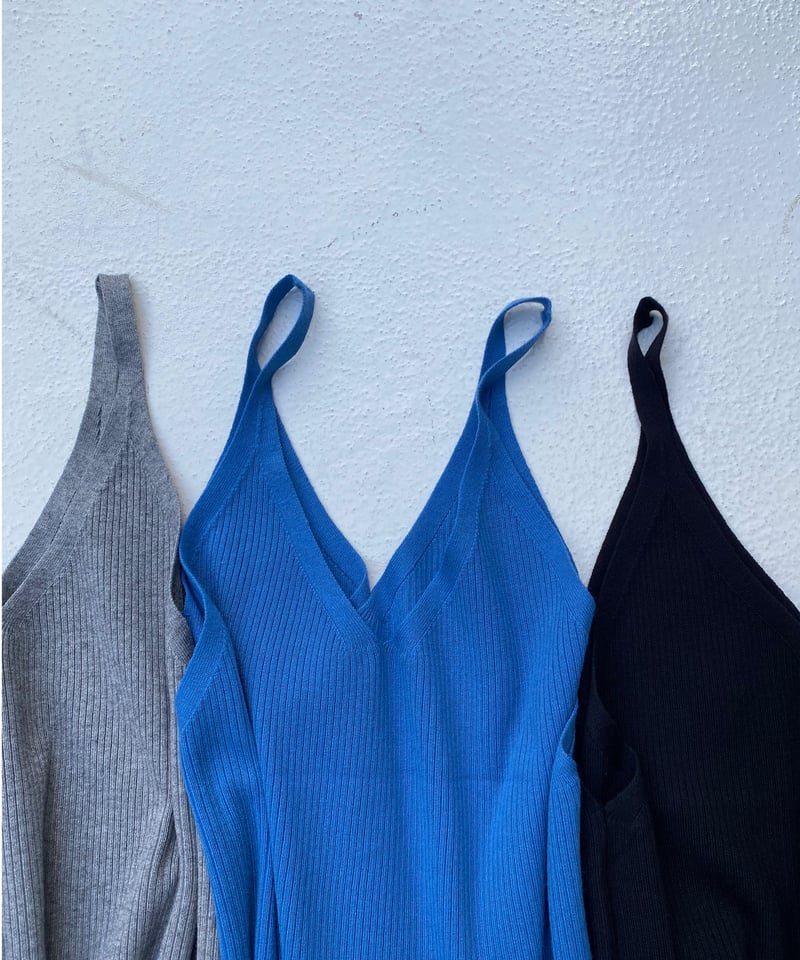 knit cami「V tank」#5060158 | tablethotel-sūdo