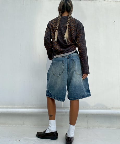 denim half pt「wrinkles」#68823163