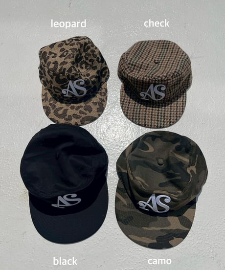flat top cap「AS」#2508-1/7