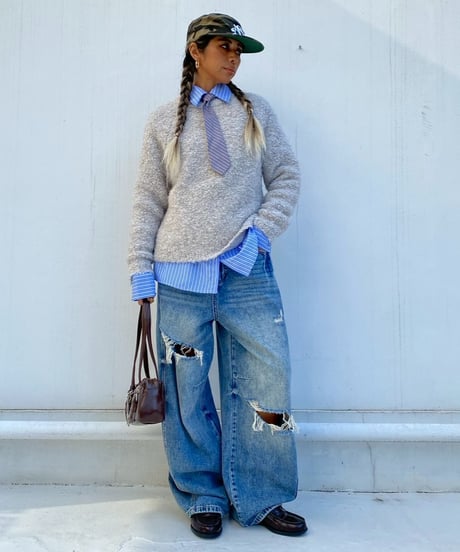 stripe shirt「with tie」#3675512