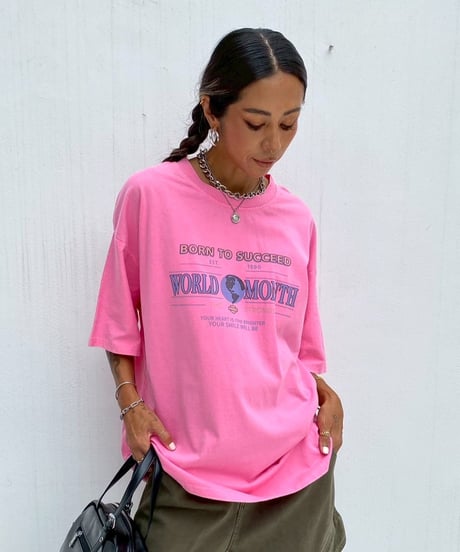 【¥6,800→¥4,200】oversized T「world」#2185