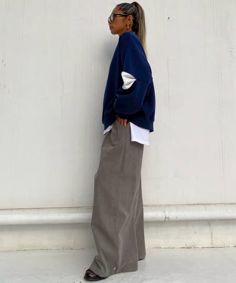 wide pt「corduroy tuck」#5802510