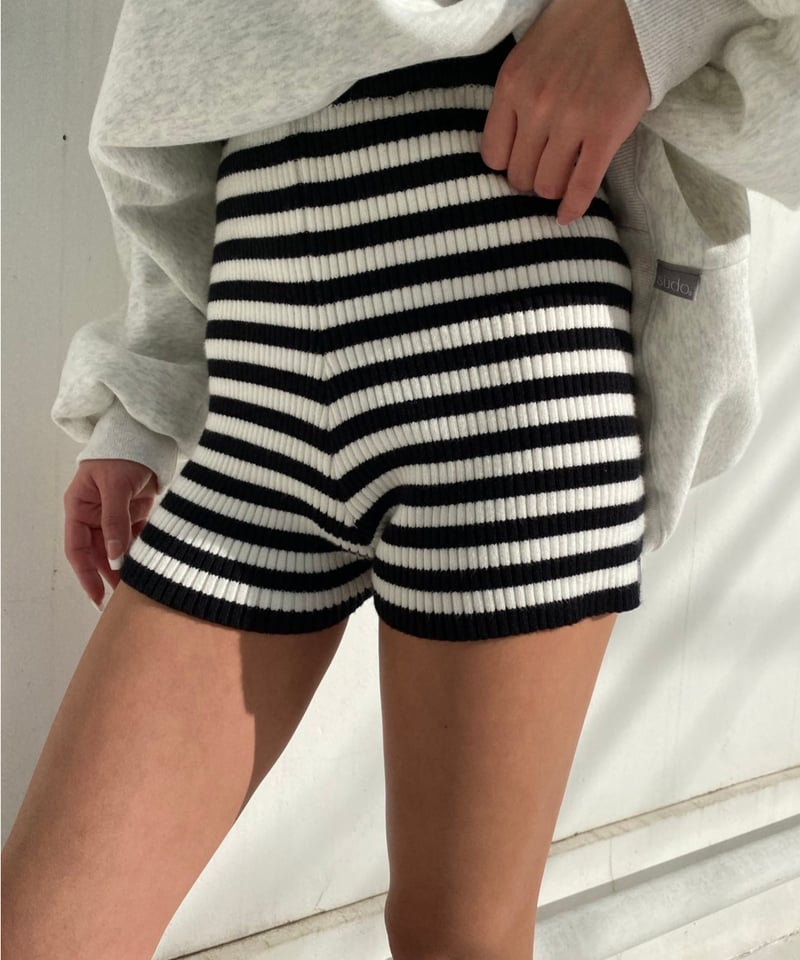 knit short pt「border」#7395 | tablethotel-sūdo