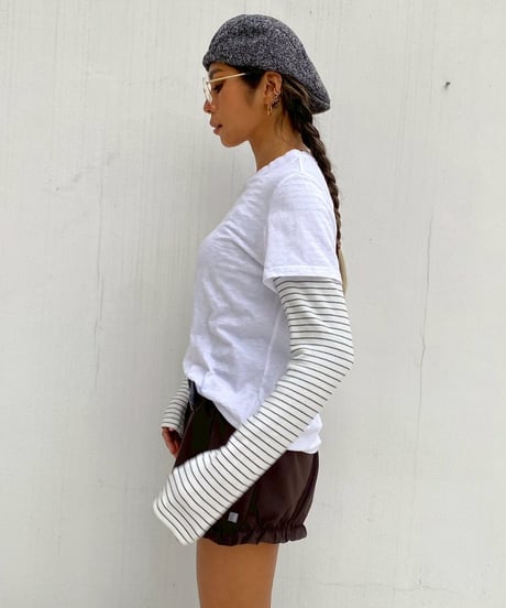 【¥6,600→¥5,000】layered lonT「border」#616026601