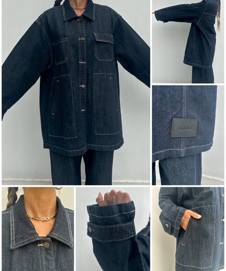 denim coat「indigo」#65263