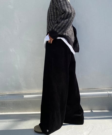 wide leg pt「corduroy」#6878