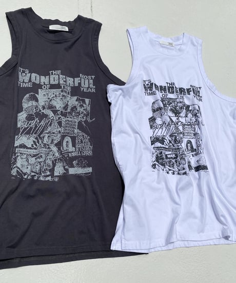 drop armhole tank「WONDERFUL」#11889
