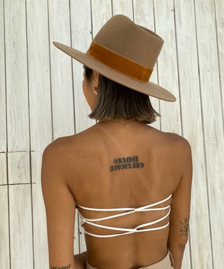 Lack of color"Benson Tri - Brown "hat