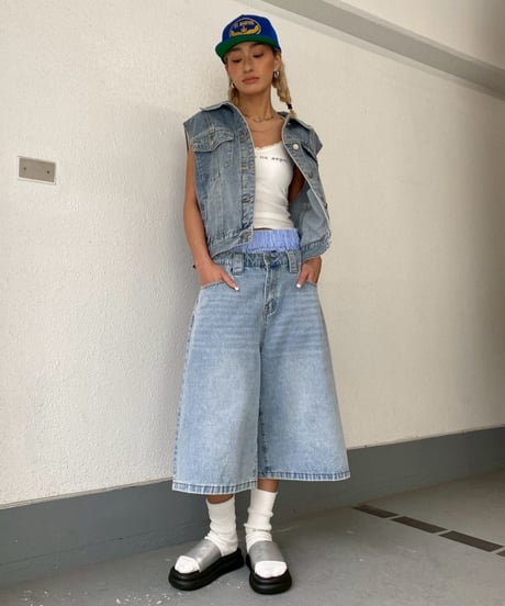 denim vest「classic」#360