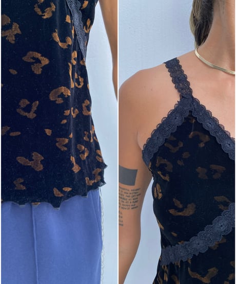 race leopard camisole「velours」#251270