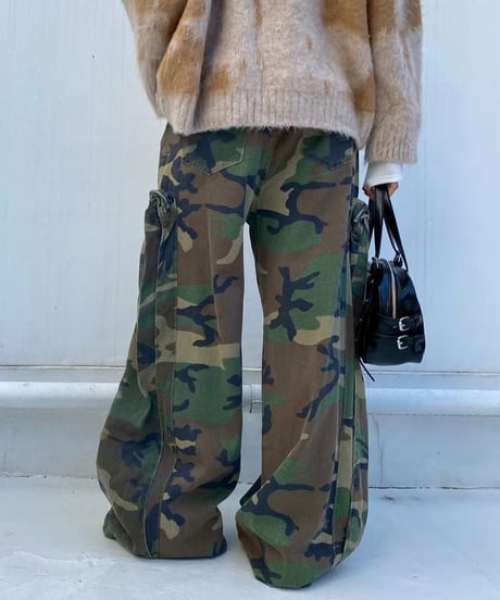 baggy pt「camo pocket」#6352