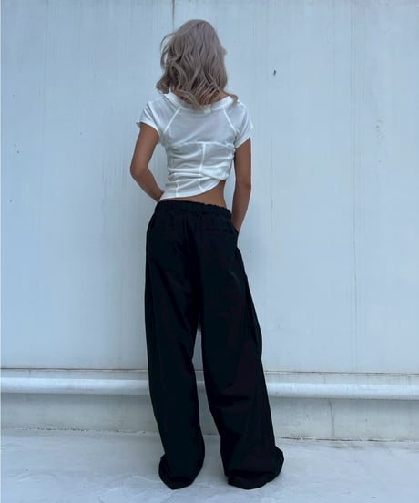stretch Vneck ct「bodyline」#25581
