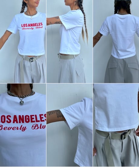 compact tee「LOSANGELES」#86517